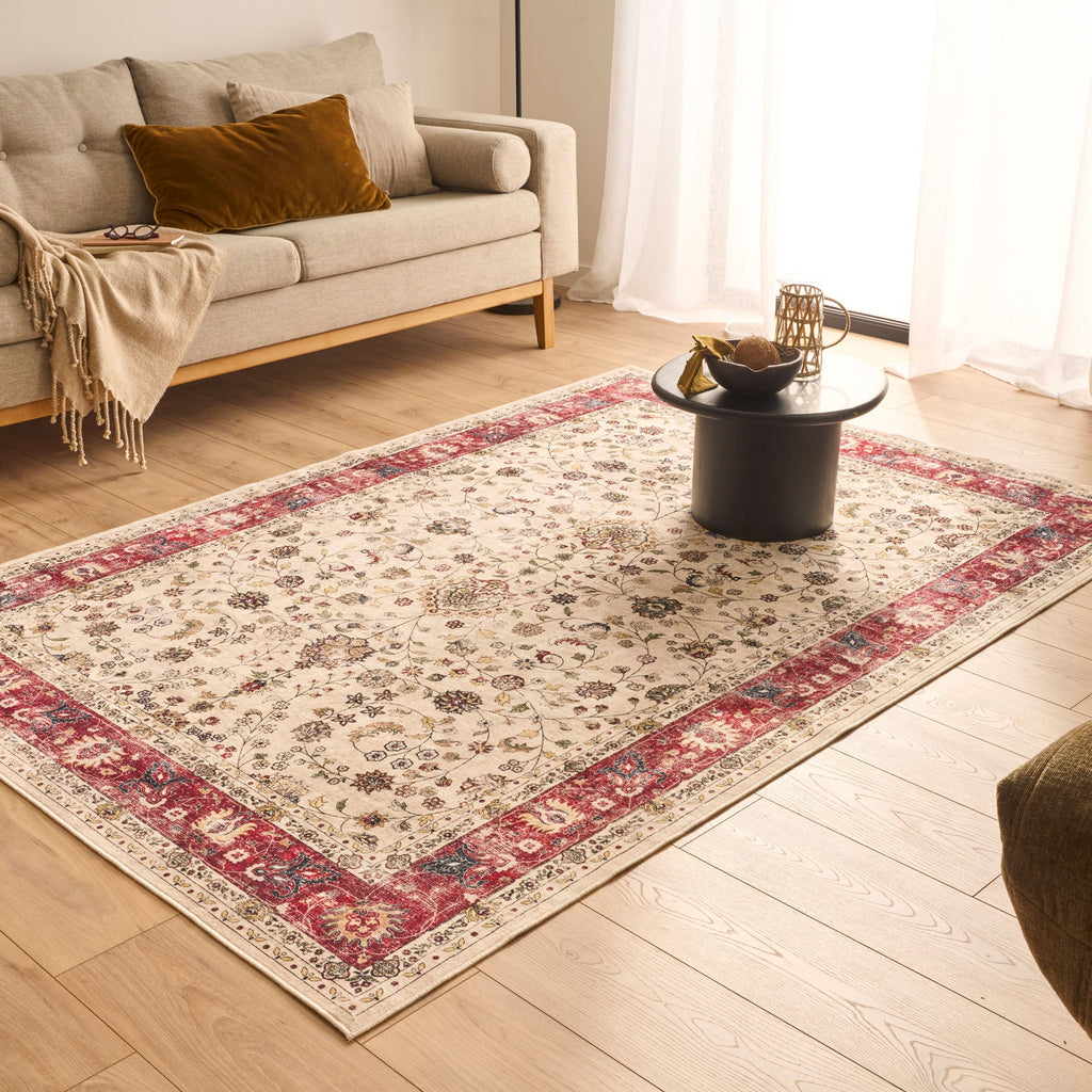 Tapis salon vintage - Beige - Collection Ottoman OTTOMAN