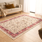 Tapis salon vintage - Beige - Collection Ottoman OTTOMAN