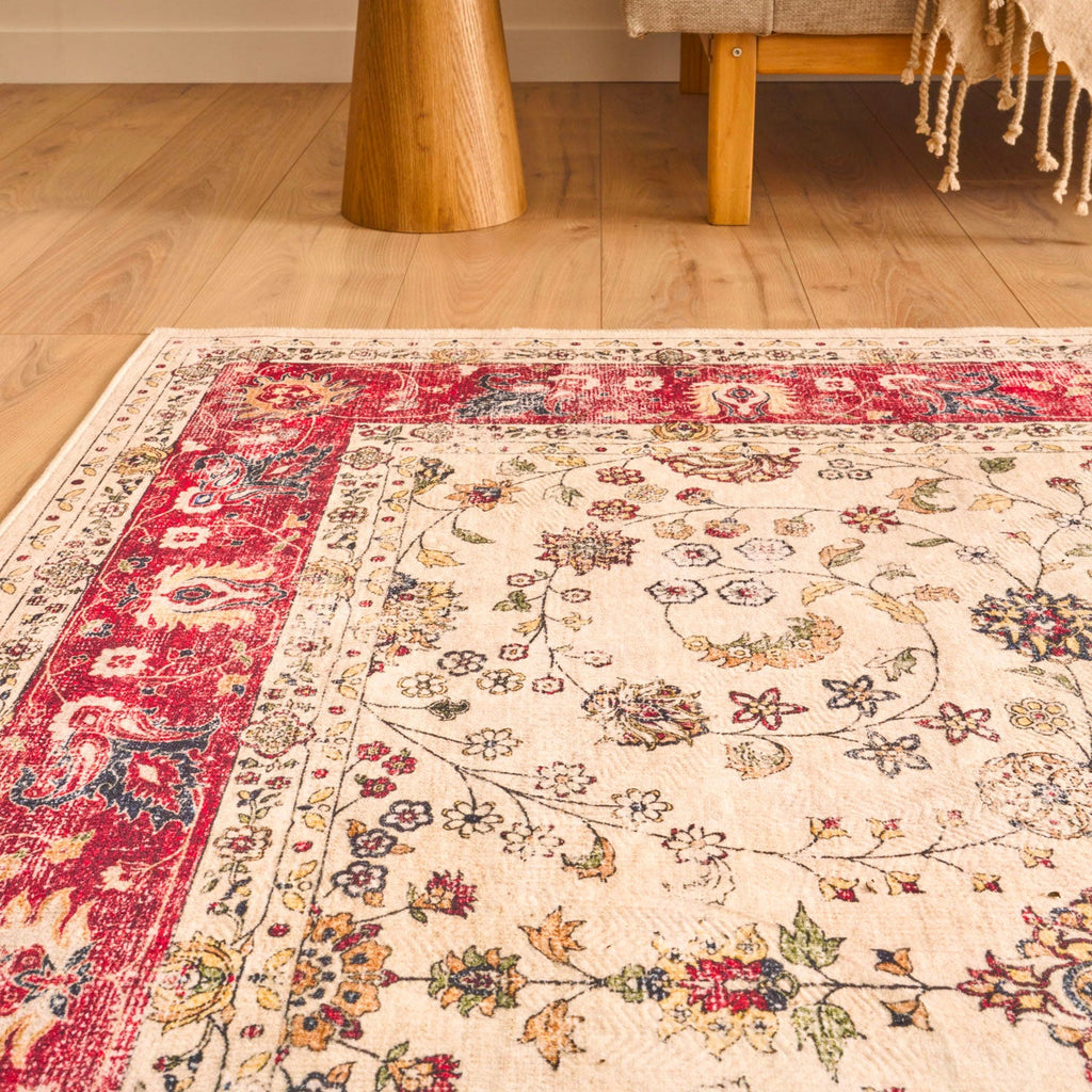Tapis salon vintage - Beige - Collection Ottoman OTTOMAN