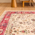 Tapis salon vintage - Beige - Collection Ottoman OTTOMAN