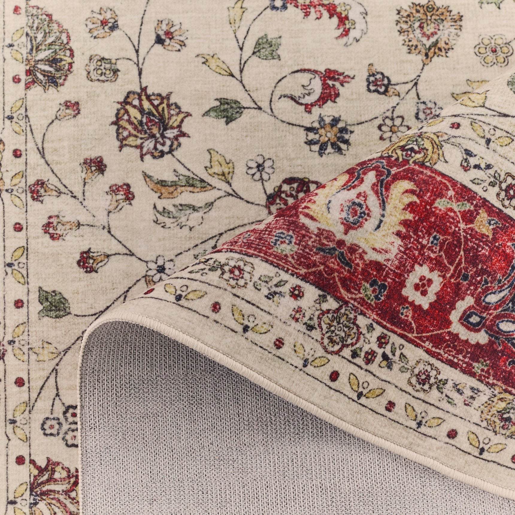 Tapis salon vintage - Beige - Collection Ottoman OTTOMAN