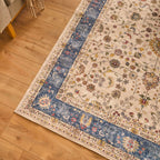 Tapis salon vintage - Bleu - Collection Ottoman OTTOMAN