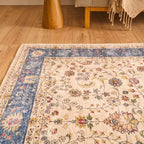 Tapis salon vintage - Bleu - Collection Ottoman OTTOMAN