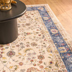 Tapis salon vintage - Bleu - Collection Ottoman OTTOMAN