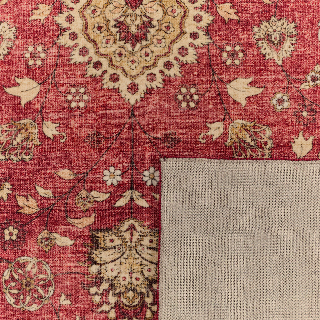 Tapis salon vintage - Rouge - Collection Ottoman OTTOMAN