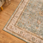 Tapis salon vintage - Turquoise - Collection Ottoman OTTOMAN