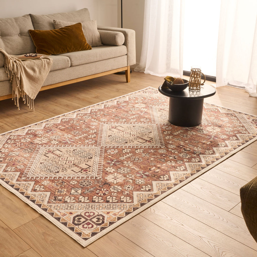 Tapis à motifs traditionnels - Beige - Collection Ottoman OTTOMAN