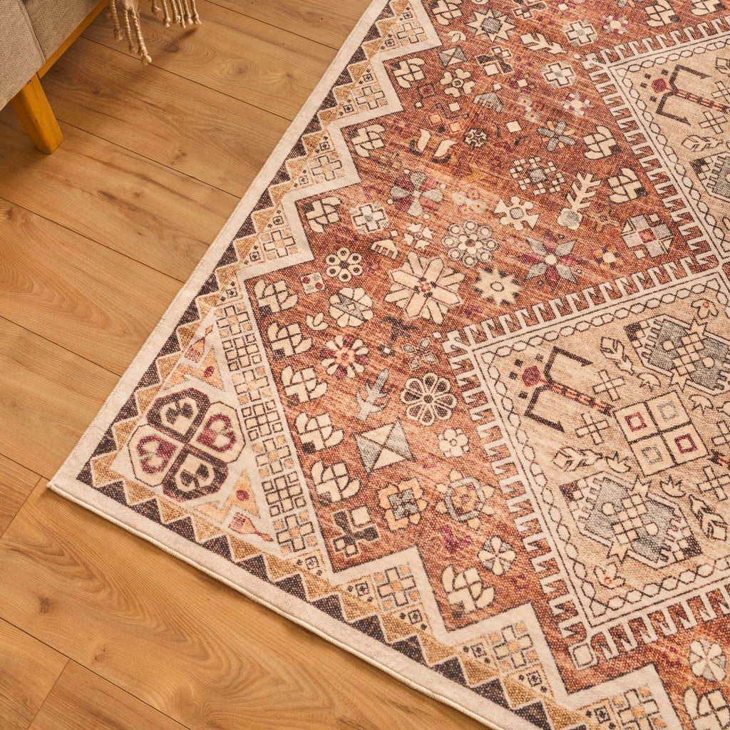 Tapis à motifs traditionnels - Beige - Collection Ottoman OTTOMAN