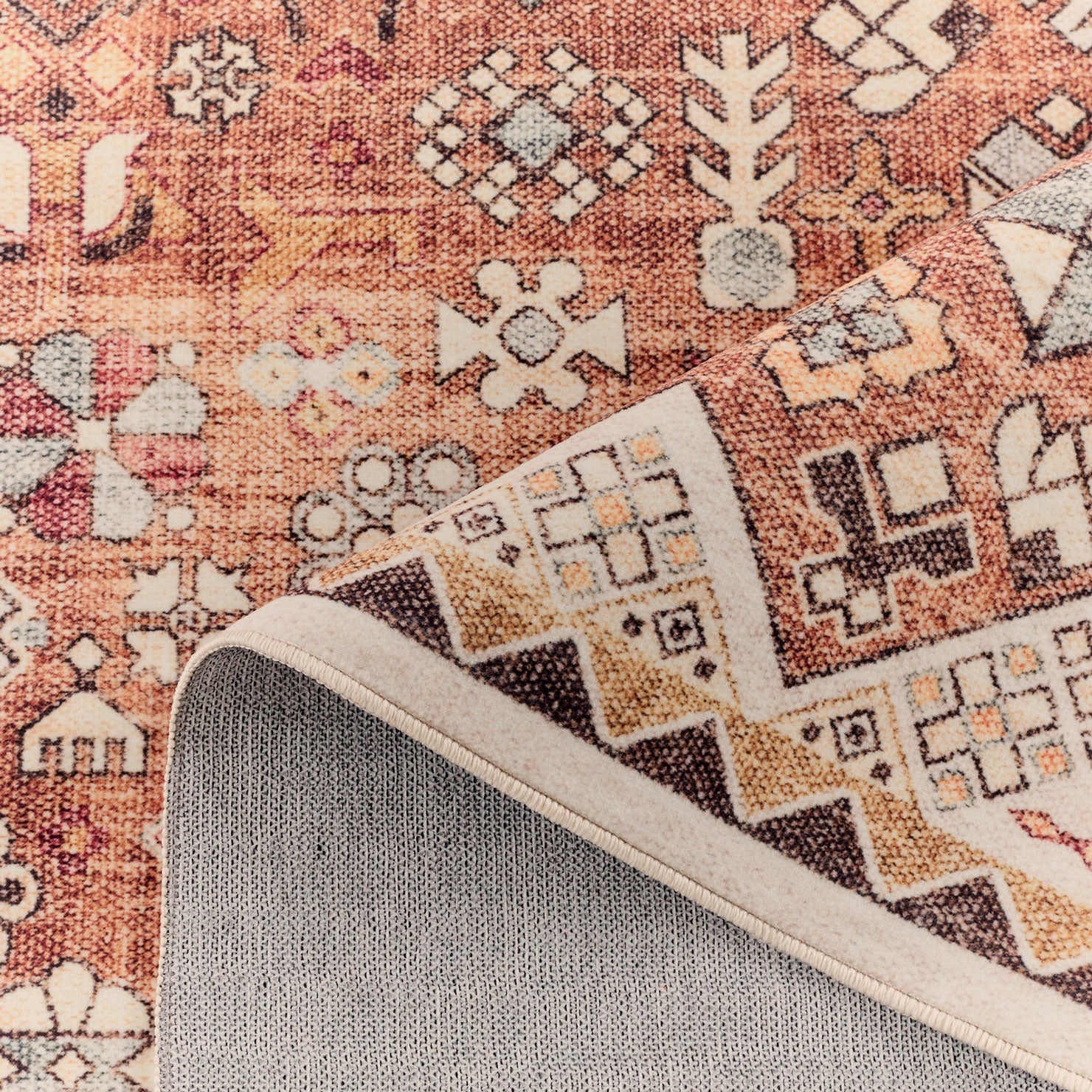 Tapis à motifs traditionnels - Beige - Collection Ottoman OTTOMAN