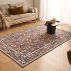 Tapis à motifs traditionnels - Noir - Collection Ottoman OTTOMAN