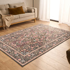 Tapis à motifs traditionnels - Noir - Collection Ottoman OTTOMAN
