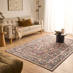 Tapis à motifs traditionnels - Noir - Collection Ottoman OTTOMAN