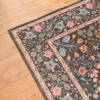 Tapis à motifs traditionnels - Noir - Collection Ottoman OTTOMAN