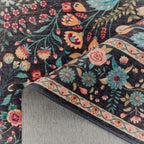 Tapis à motifs traditionnels - Noir - Collection Ottoman OTTOMAN