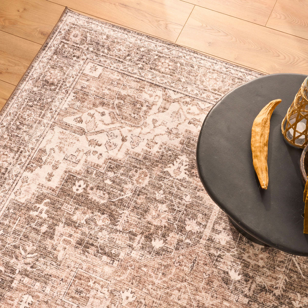 Tapis décoratif vintage - Beige - Collection Ottoman OTTOMAN