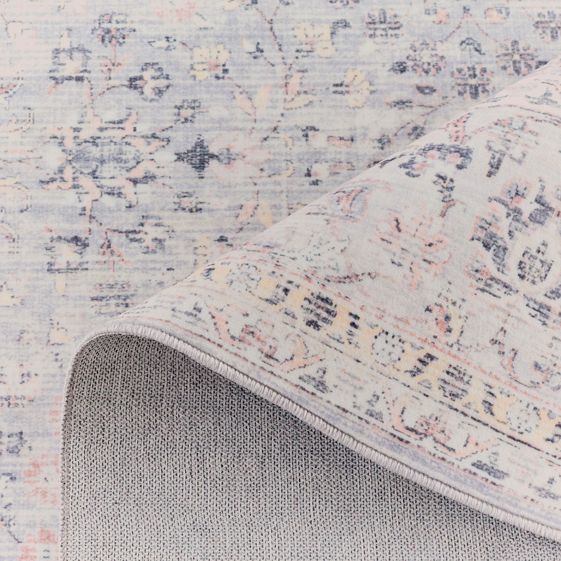 Tapis d’intérieur vintage - Gris - Collection Ottoman OTTOMAN