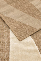 Tapis aspect jute motif abstrait doux  : PAL9489BLA PALMA