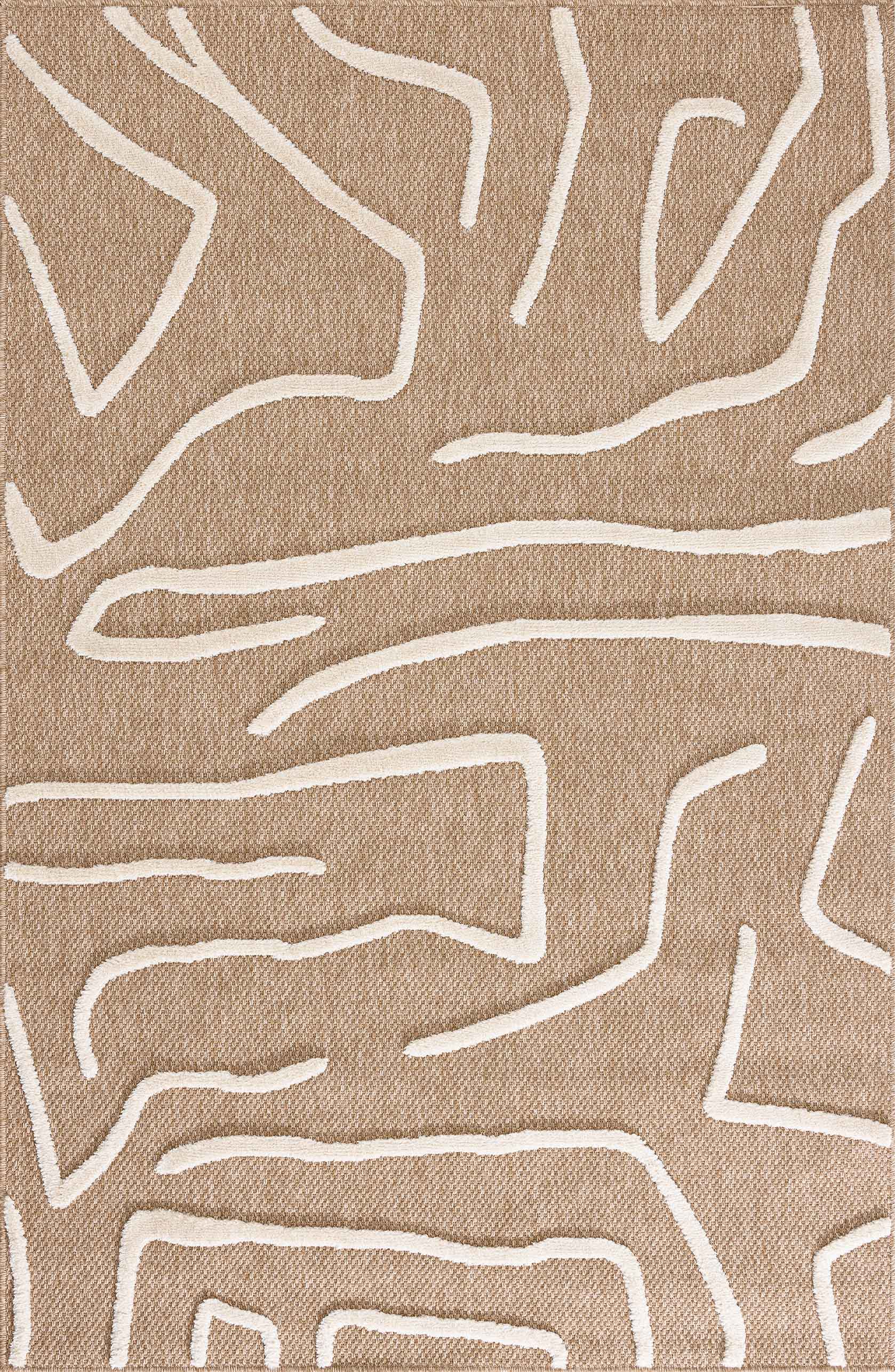 Tapis en aspect jute - Palma - Motif géométrique PALMA