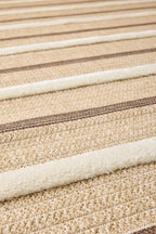 Tapis aspect jute - Palma - Motif de zèbre PALMA