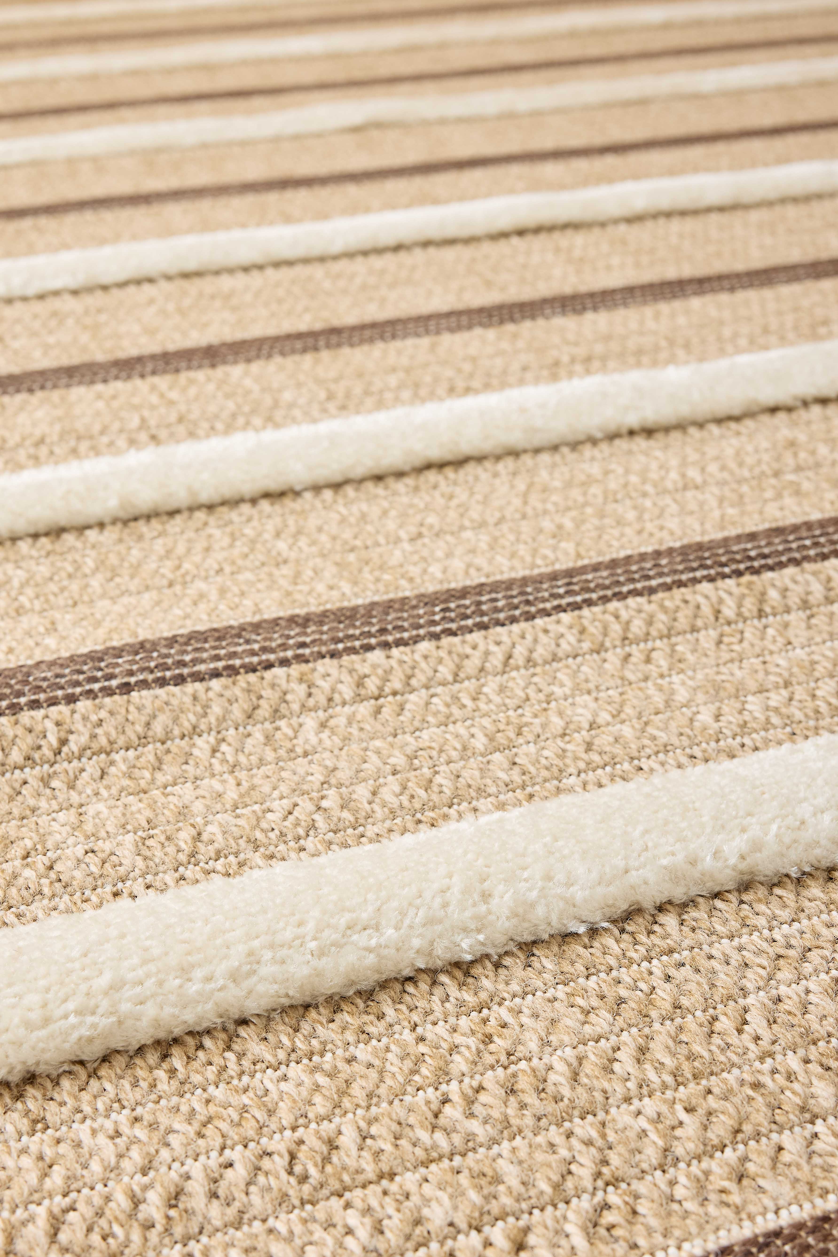 Tapis aspect jute - Palma - Motif de zèbre PALMA
