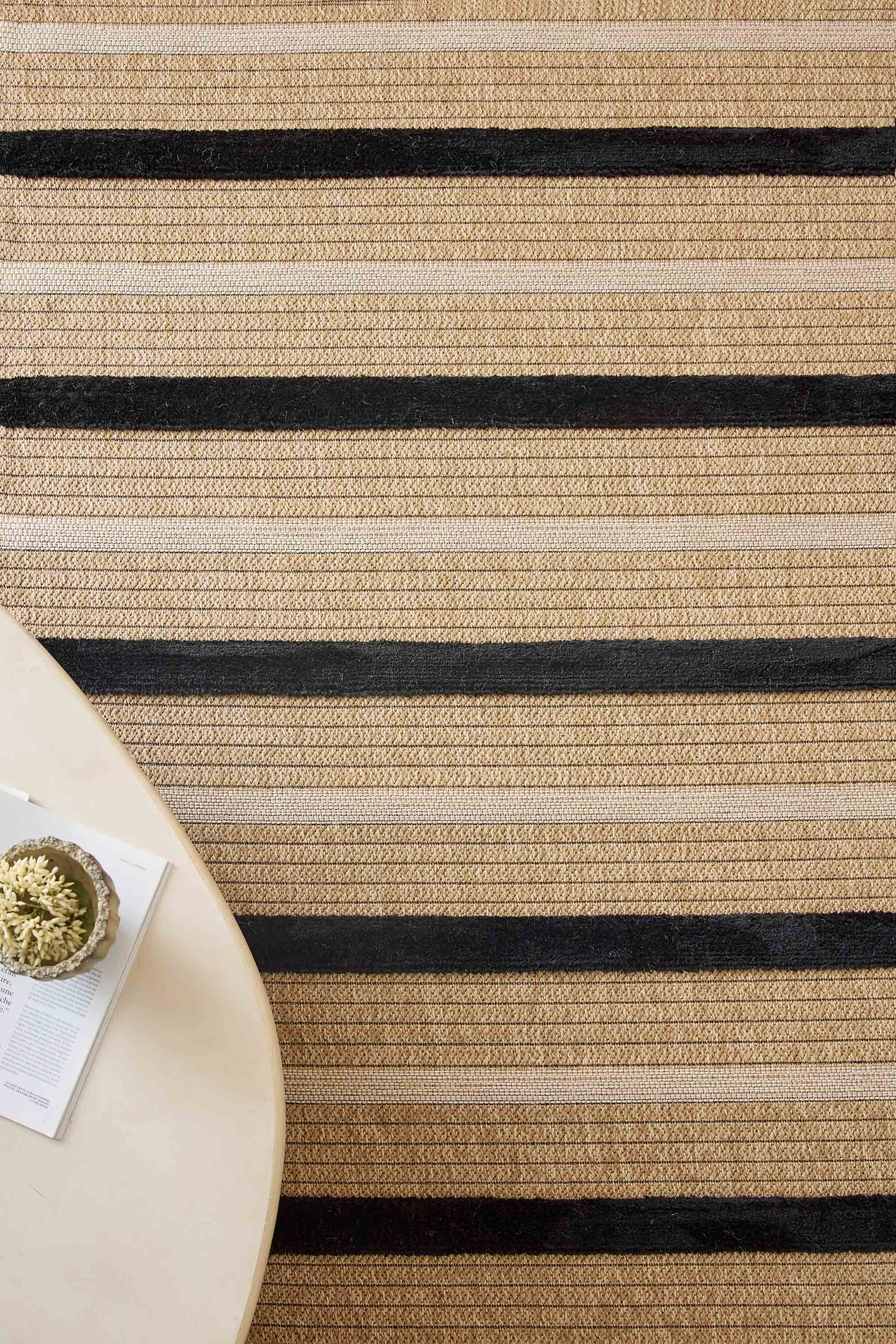 Tapis aspect jute - Palma - Motif bordure damier (Copie) PALMA