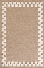 Tapis aspect jute - Palma - Motif bordure de damier (Copie) PALMA