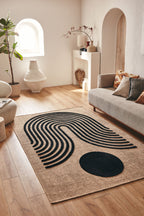 Tapis Palma 9499 noir : PAL9499NOI PALMA