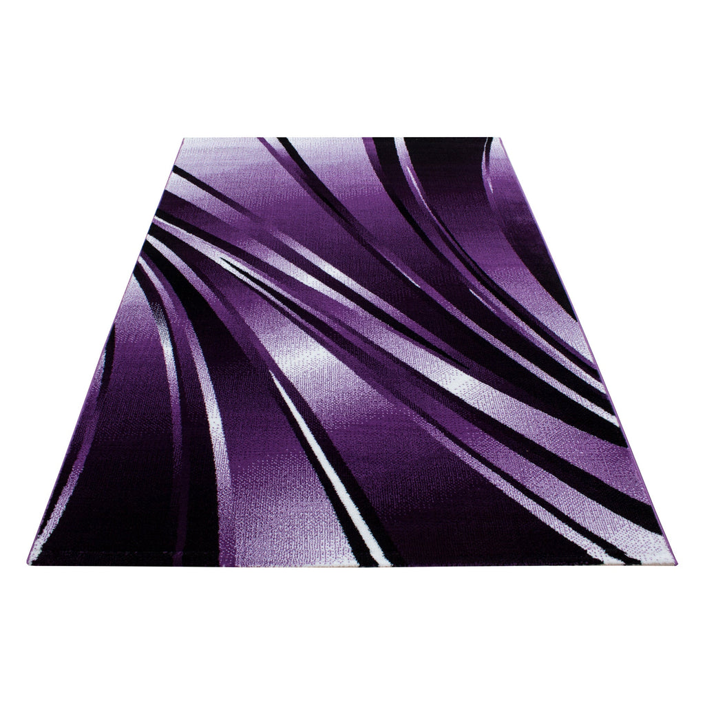 PARMA - Tapis à poils ras à motif graphique violet - PAR9210LIL PARMA