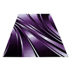 PARMA - Tapis à poils ras à motif graphique violet - PAR9210LIL PARMA