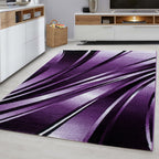 PARMA - Tapis à poils ras à motif graphique violet - PAR9210LIL PARMA