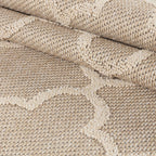PATARA - Tapis intérieur/extérieur motif baroque beige - PAT4951BEI PATARA