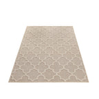 PATARA - Tapis intérieur/extérieur motif baroque beige - PAT4951BEI PATARA