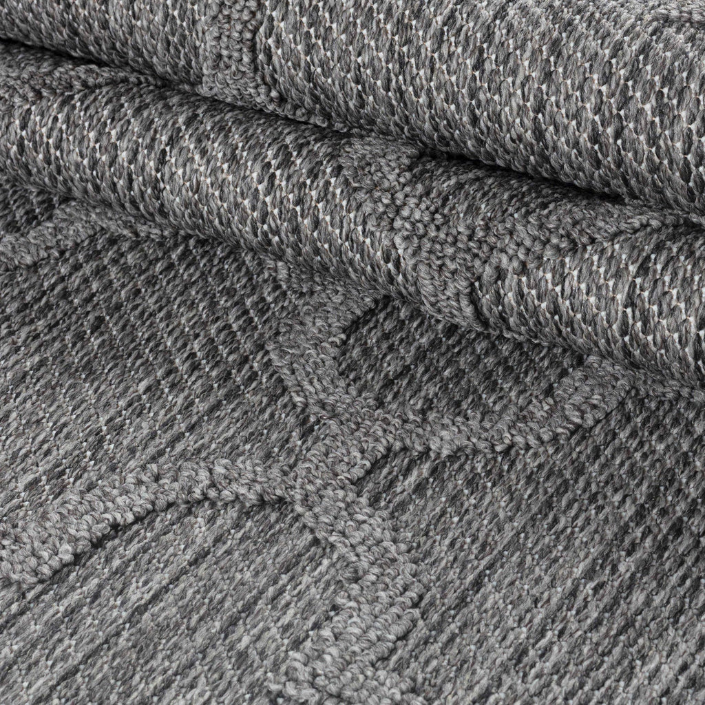 PATARA - Tapis intérieur/extérieur motif baroque gris - PAT4951GRI PATARA