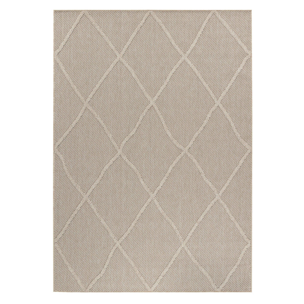 PATARA - Tapis intérieur/extérieur motif berbère beige - PAT4952BEI PATARA