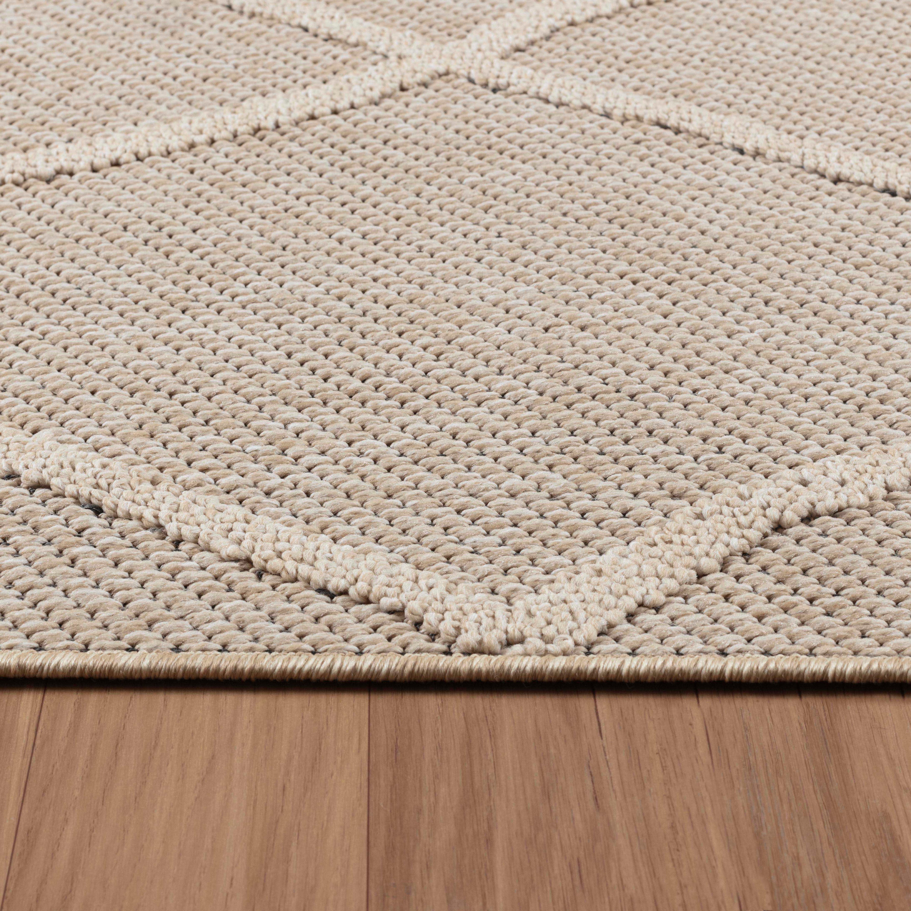 PATARA - Tapis intérieur/extérieur motif berbère beige - PAT4952BEI PATARA