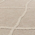PATARA - Tapis intérieur/extérieur motif berbère beige - PAT4952BEI PATARA