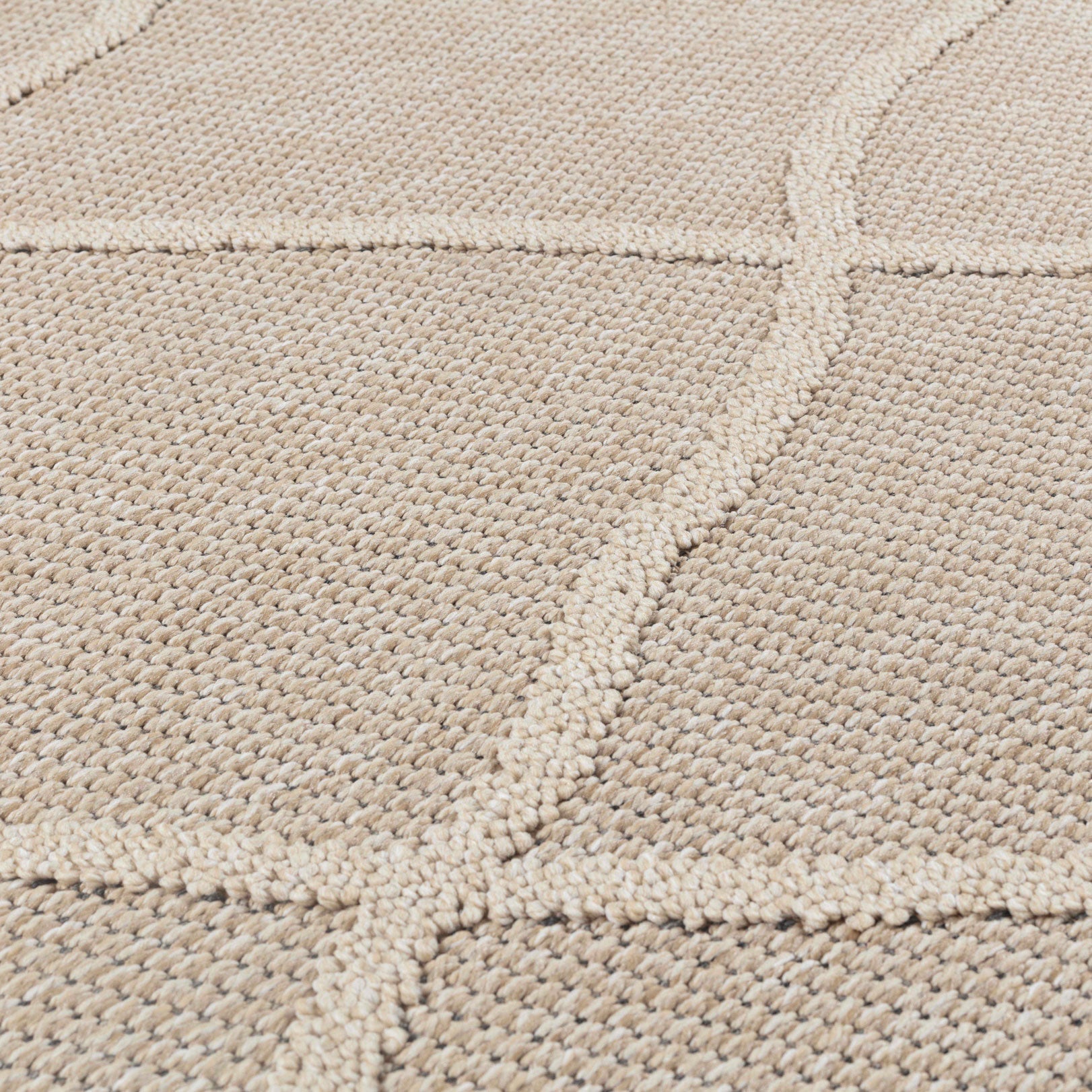PATARA - Tapis intérieur/extérieur motif berbère beige - PAT4952BEI PATARA