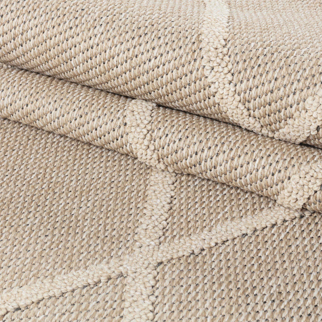 PATARA - Tapis intérieur/extérieur motif berbère beige - PAT4952BEI PATARA