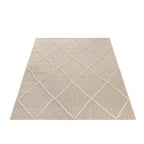 PATARA - Tapis intérieur/extérieur motif berbère beige - PAT4952BEI PATARA