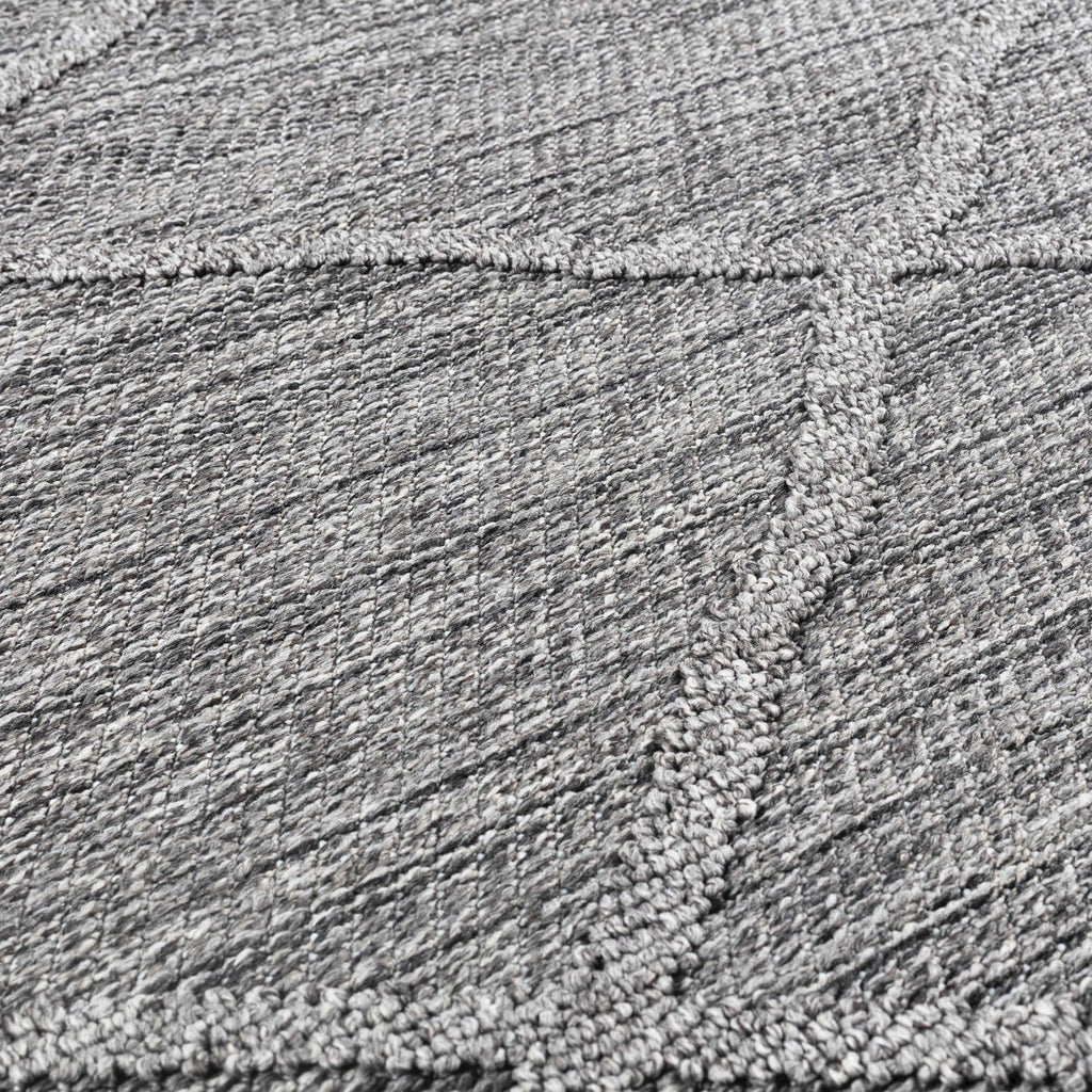 PATARA - Tapis intérieur/extérieur motif berbère gris - PAT4952GRI PATARA