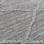 PATARA - Tapis intérieur/extérieur motif berbère gris - PAT4952GRI PATARA