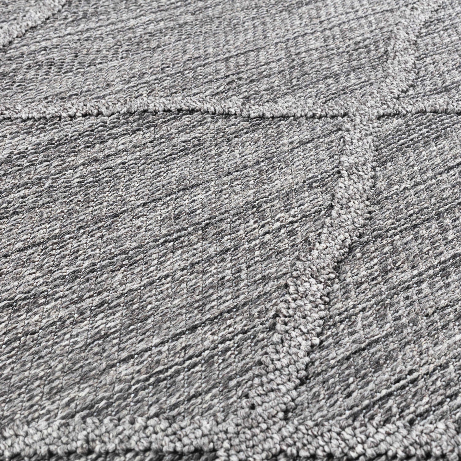 PATARA - Tapis intérieur/extérieur motif berbère gris - PAT4952GRI PATARA
