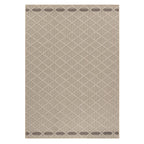 PATARA - Tapis intérieur/extérieur motif losange beige - PAT4953BEI PATARA