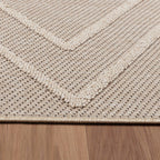 PATARA - Tapis intérieur/extérieur motif géométrique beige - PAT4954BEI PATARA
