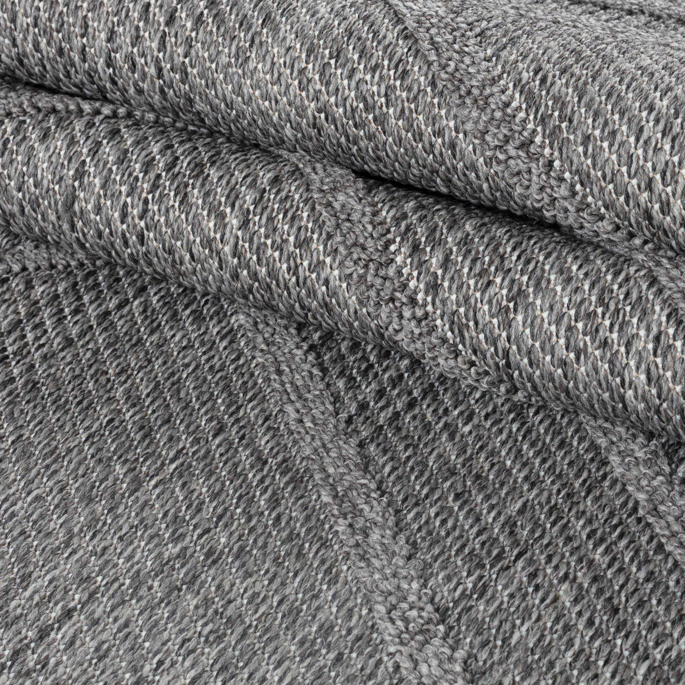 PATARA - Tapis intérieur/extérieur motif géométrique gris - PAT4954GRI PATARA