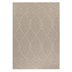 PATARA - Tapis intérieur/extérieur motif oriental beige - PAT4955BEI PATARA