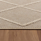 PATARA - Tapis intérieur/extérieur motif oriental beige - PAT4955BEI PATARA