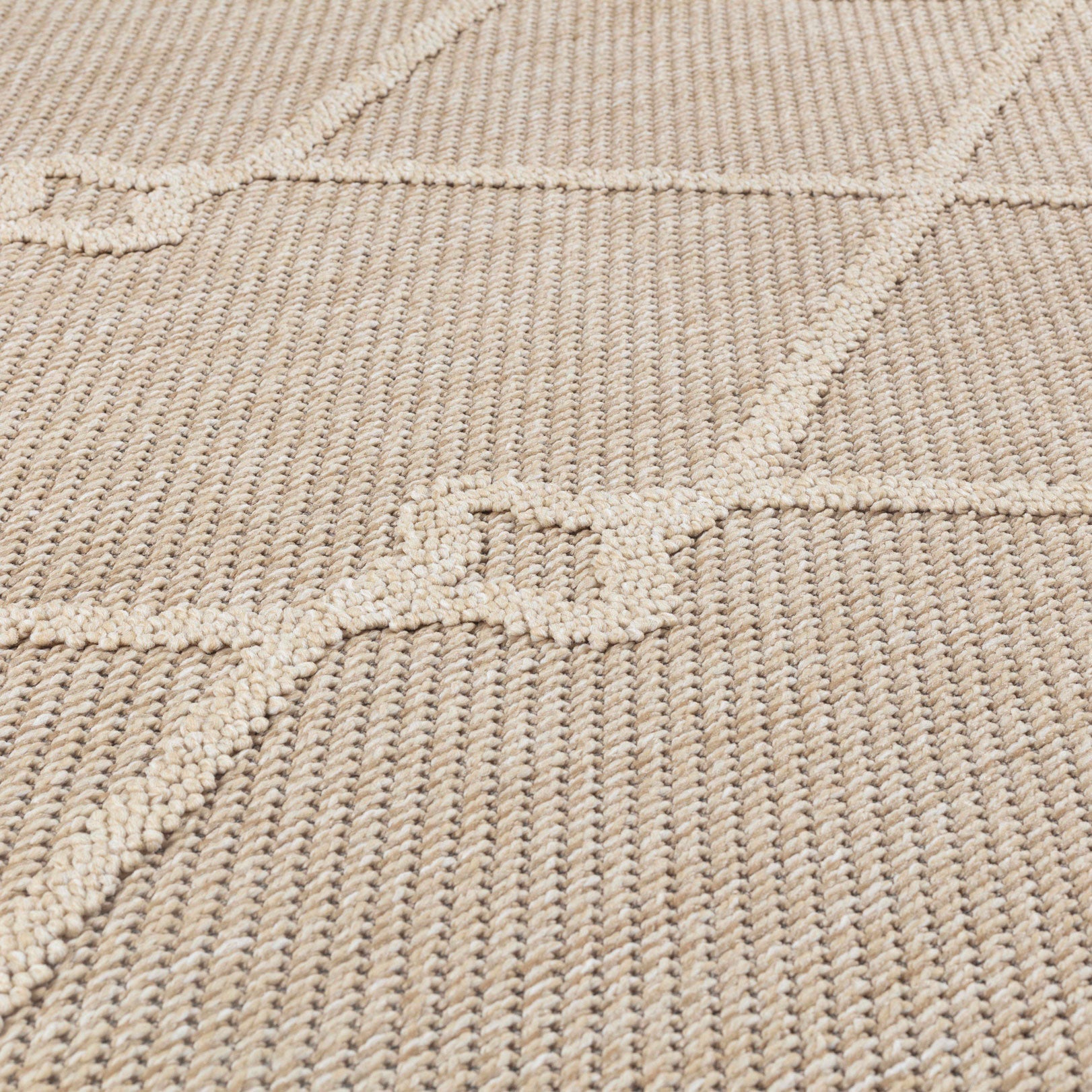 PATARA - Tapis intérieur/extérieur motif oriental beige - PAT4955BEI PATARA