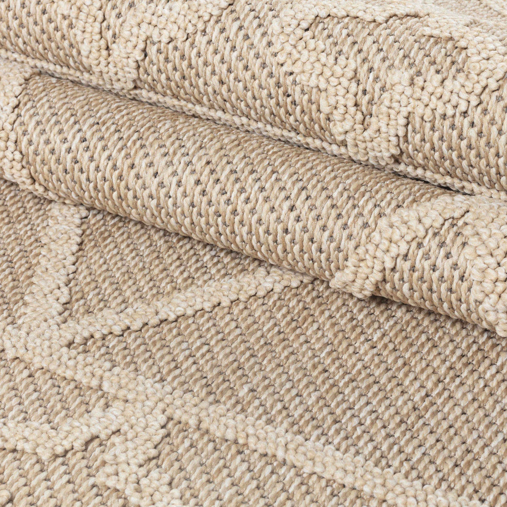 PATARA - Tapis intérieur/extérieur motif oriental beige - PAT4955BEI PATARA