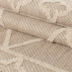 PATARA - Tapis intérieur/extérieur motif oriental beige - PAT4955BEI PATARA